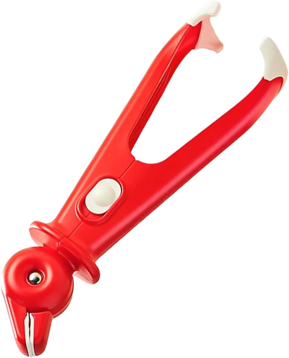 Tang voor hete platen Keukengerei tang Warme gerechten hanteren Thermische beveiliging 24 cm Rood