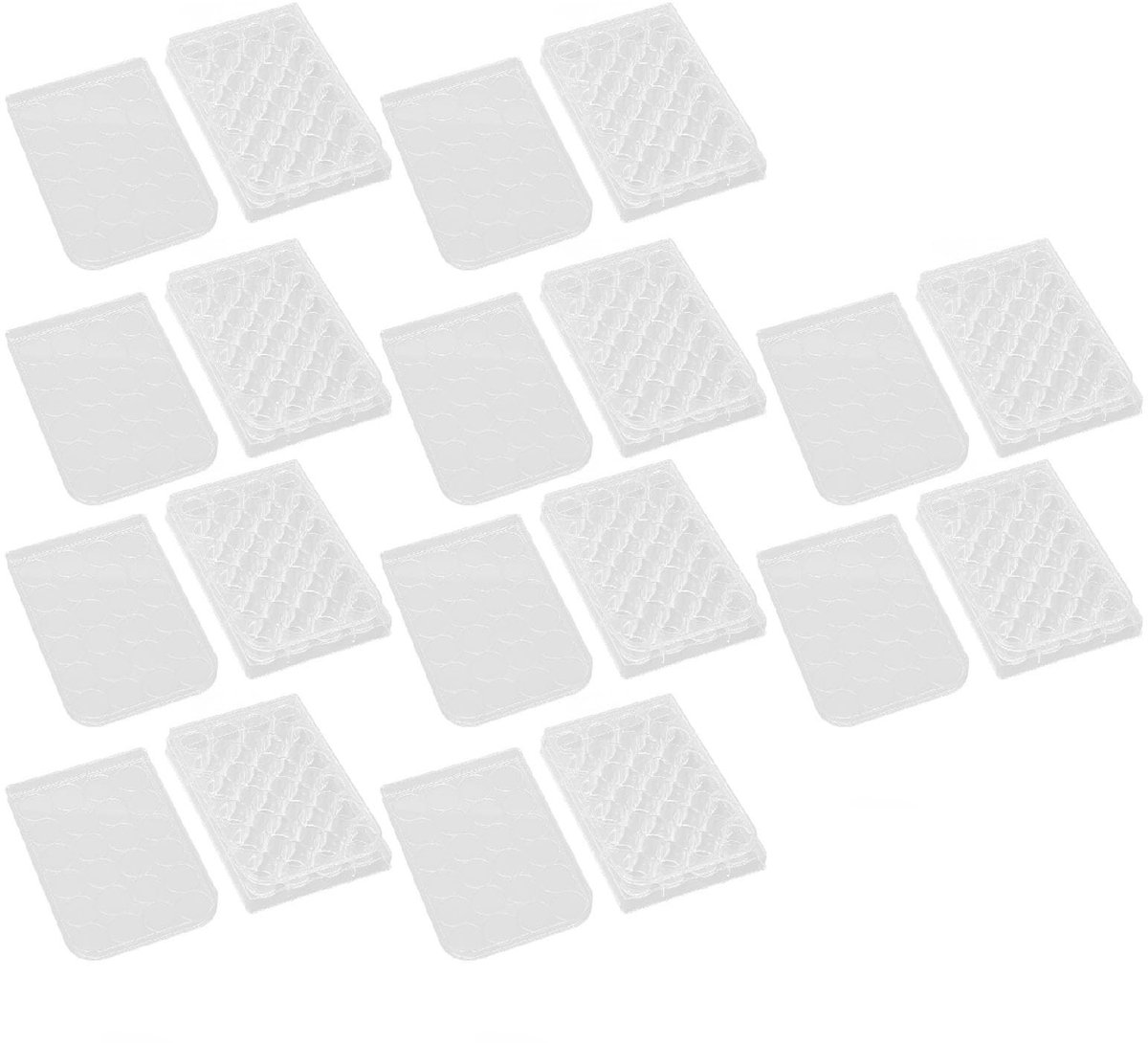 Dailygoods- Celcultuurplaat 10 Stuks - Stevige Kunststof - Hoge Transparantie - Weefselkweek Plaat - Geschikt voor Laboratorium - Eenvoudige Observatie - Kweekplaat