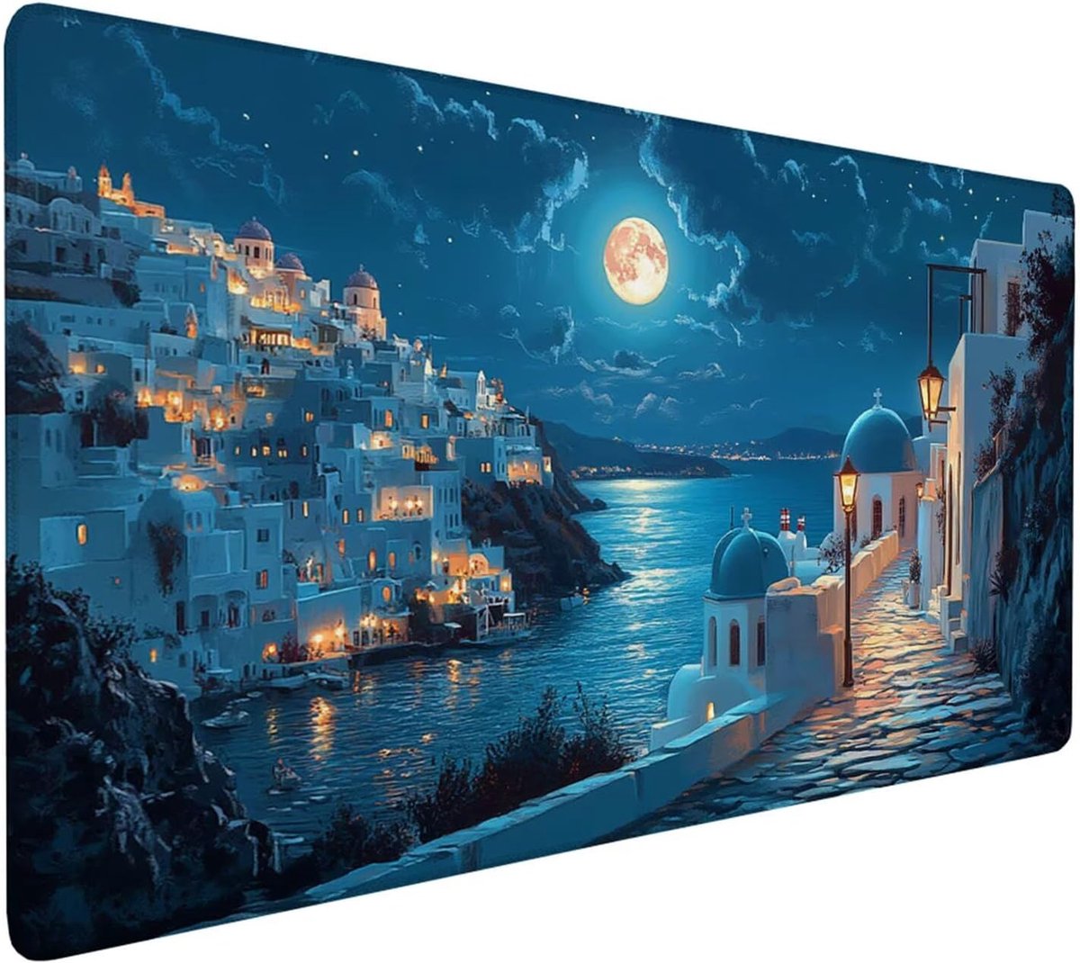 Grote Muismat - Bureau Onderlegger - Werk en Spel - Waterdicht Antislip - 1500 x 800 mm - Blauw