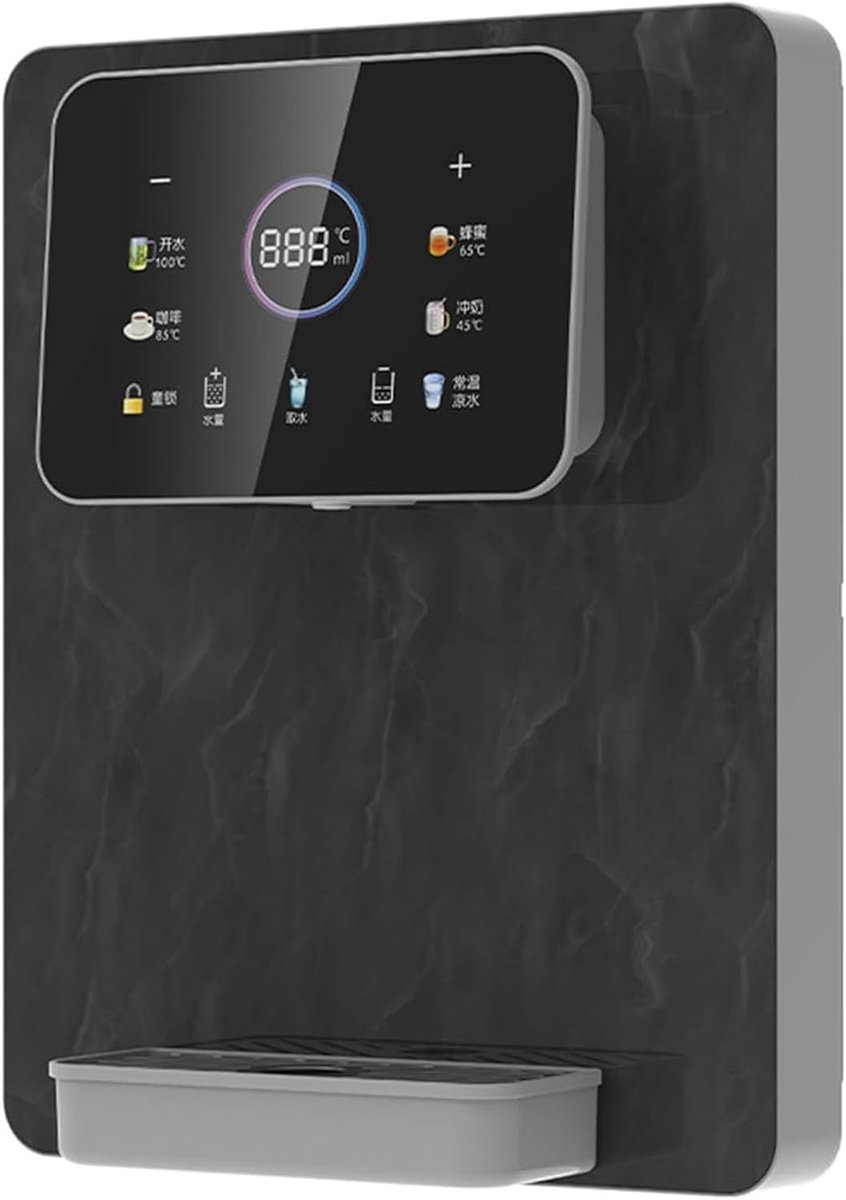 Waterdispenser - Direct water - Kantoorvoorziening - Kraanwater systeem - 40x16x31 cm - Zwart