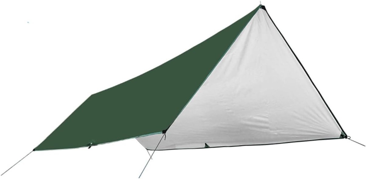 Buitentent - Voetafdruk Luifel - Outdoor Activiteiten - Waterdicht Oxford Doek - 3x6m - Groen