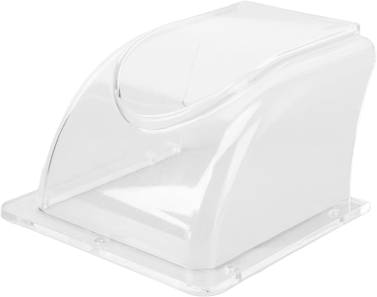 Deurbel Regenkap - Waterdichte Beschermer - Toegangscontrole - Universeel Ontwerp - 14 cm Breed - Transparant