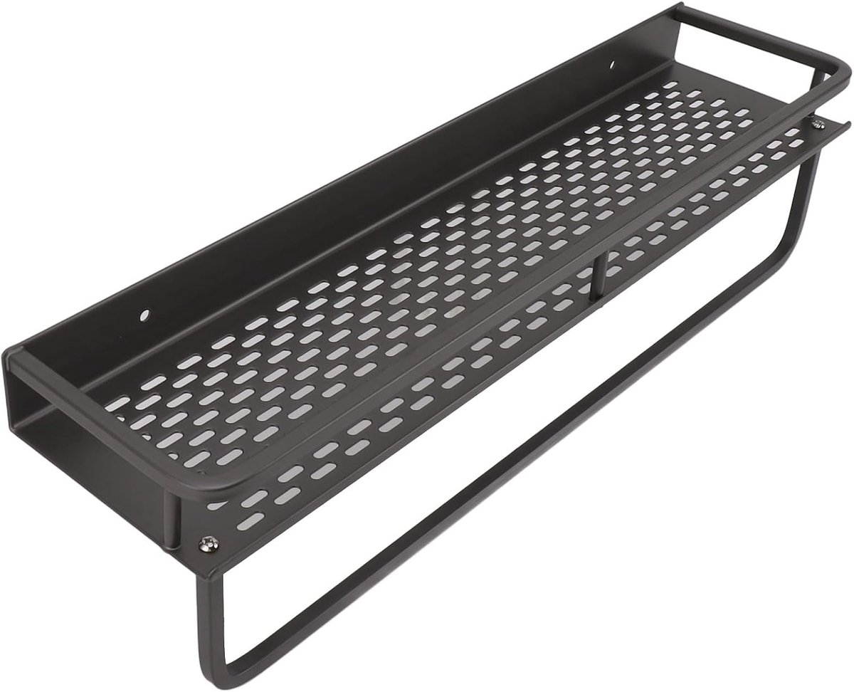 Douche Organizer - Badkamer Plank - Ruimte Besparen - Grote Capaciteit - 60 cm - Grijs