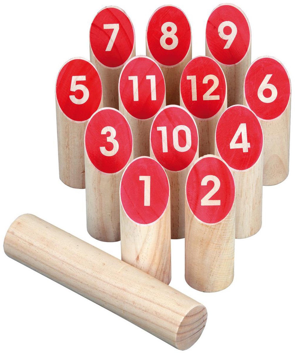 Philos Kubb met nummers