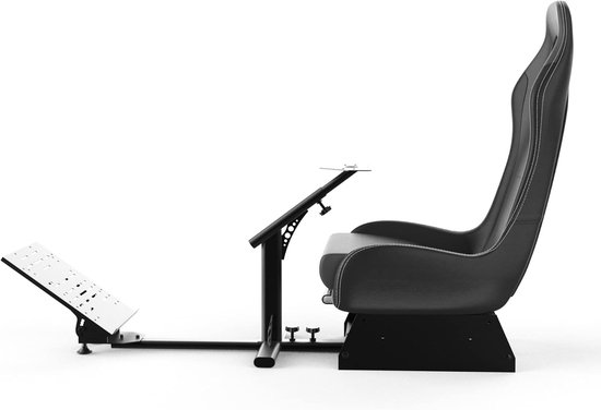 Gaming Stuurstandaard - Race Cockpit - Sim Racing - Volledig Verstelbaar - 65 x 71 x 81 cm - Zwart Grijs — afbeelding 5