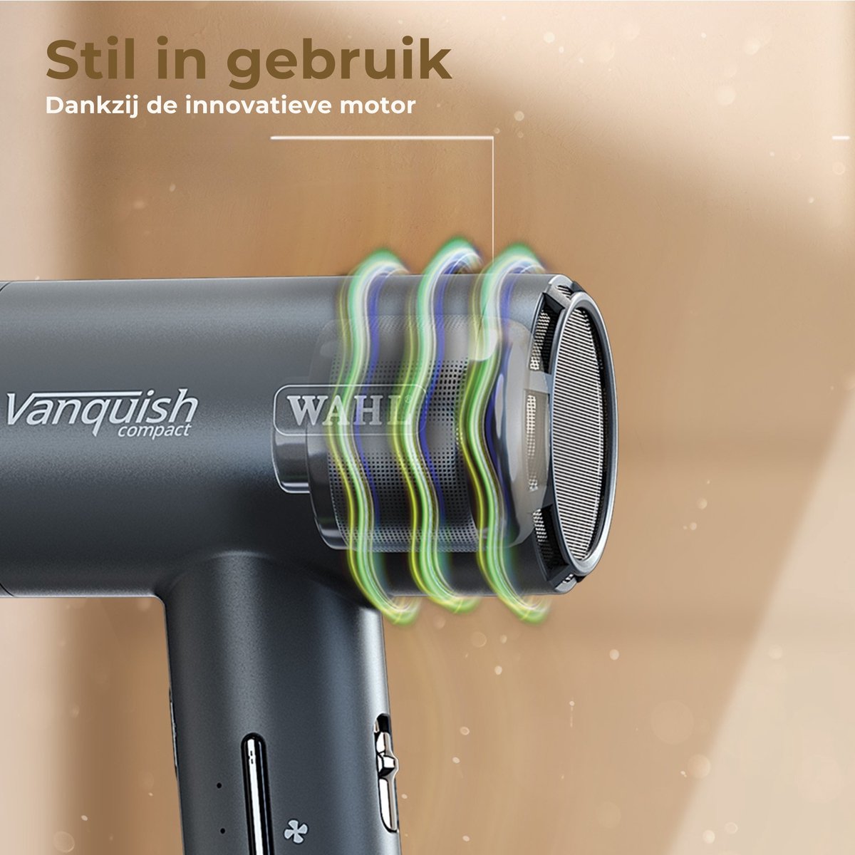 Wahl Vanquish Föhn - Lichtgewicht, ION Technologie & Sneldrogend - Professionele Haardroger - Met 2 Blaasmonden, Kam & Opbergtas - Ultimate Edition thumbnail 8