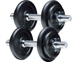Fit'n Shape Verstelbare Dumbbells 20kg, ijzeren platen
