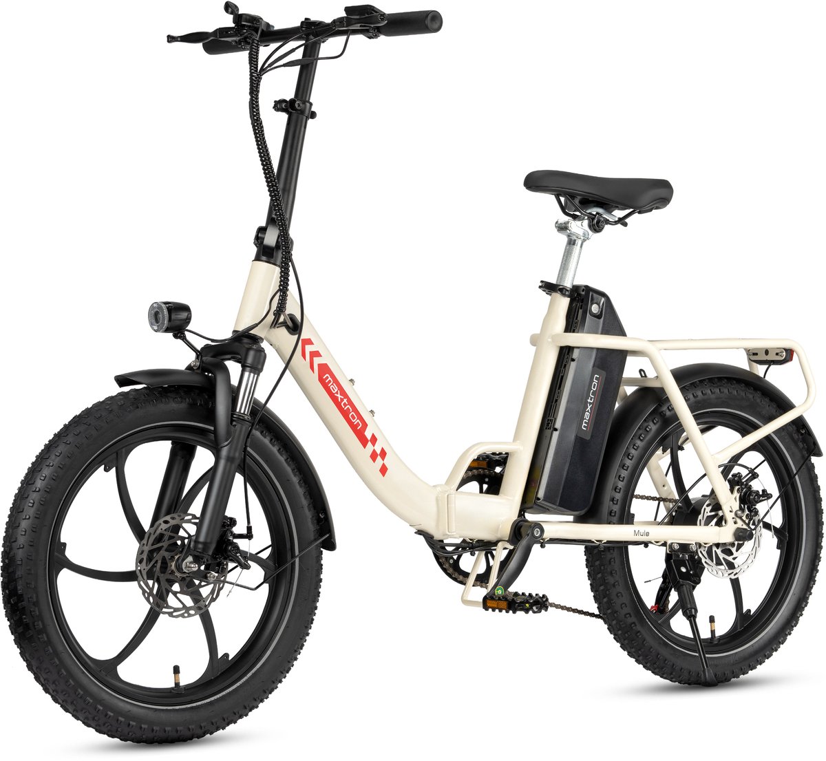 Maxturn Mule-Volwassen elektrische fiets – Accu 48V 20Ah – 7 versnellingen – Banden 20×3,0 inch