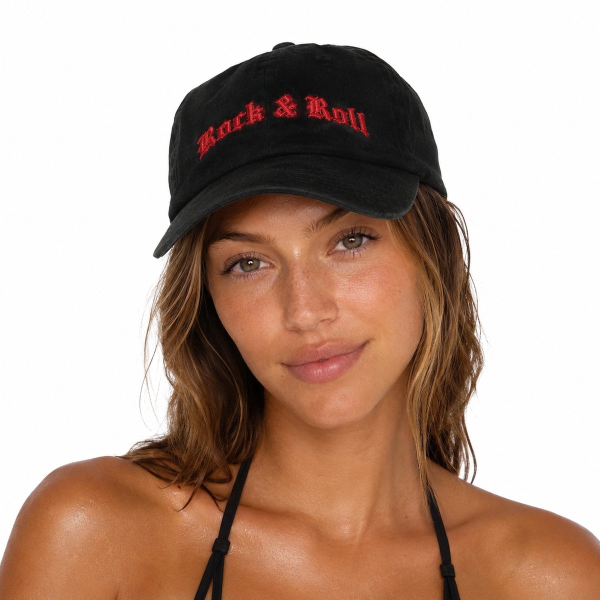 Honkbalpet 'Rock N Roll' rood