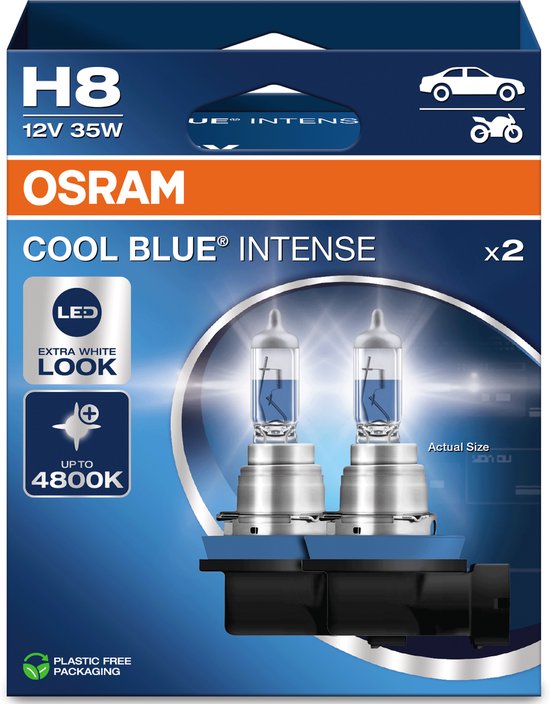 Osram Cool Blue Intense NextGen - Halogeenlamp - 4800K - Wit LED Effect