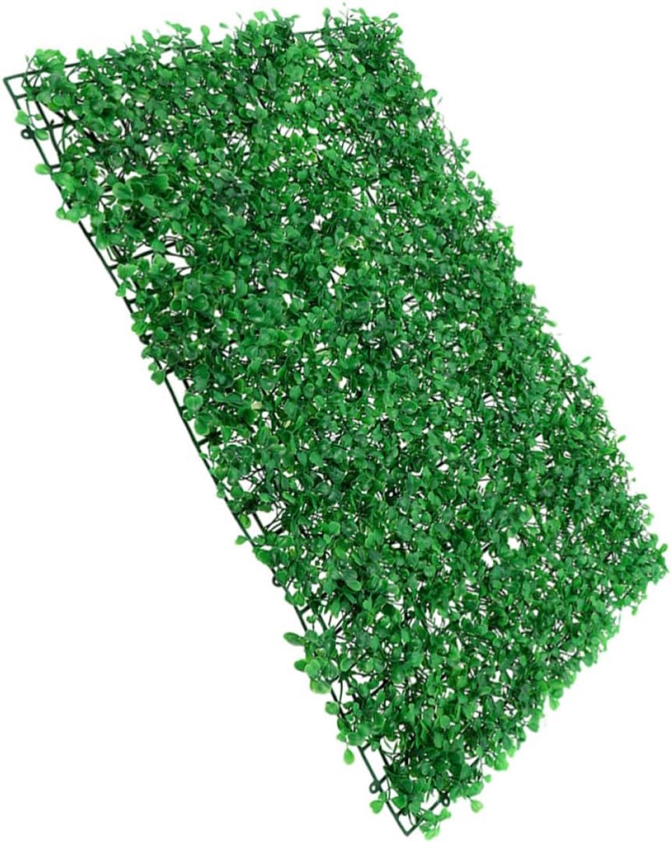 Kunstgras Wanddecoratie - Nepgras Mat - Decoratie Binnen Buiten - Onderhoudsvrij Realistisch - 60 x 40 cm - Groen