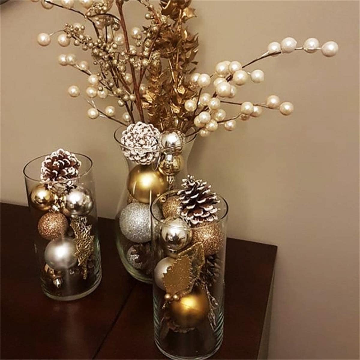 Kerstballen Set - Kerstdecoratie Ballen - Kerstboom Versieren - Lichtgevend Ornament - 100 Stuks - Multicolor – foto 5