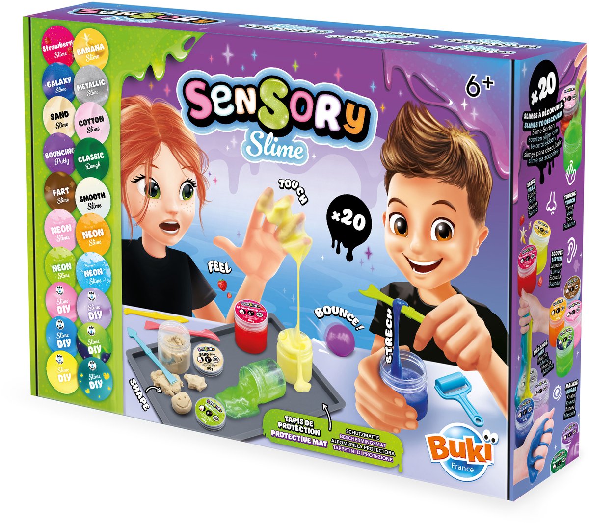 Buki - Eperimenteren met slime - Sensorische experimeneten