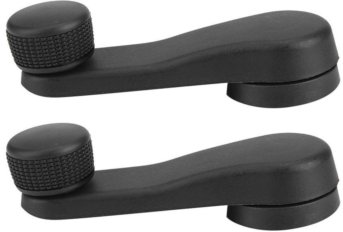 Dailygoods- Raamwinder met slot - Auto Raamwinder - Vervanging voor MK3/MK4 - OE Nummer 1H0837581 - 2 Stuks - Kwaliteit Gegarandeerd - Raamkruk