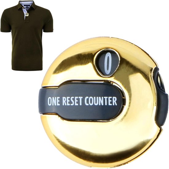 Golf Score Klikker - Slag Teller - Golf Score Bijhouden - Eenvoudige Touch Reset - 3 cm Formaat - Veelkleurig van GOLF — afbeelding 4