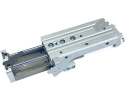 Pneumatische Cilinder - Zuiger - Industriële Automatisering - Compact Ontwerp - MXQ16-20A - Zilver