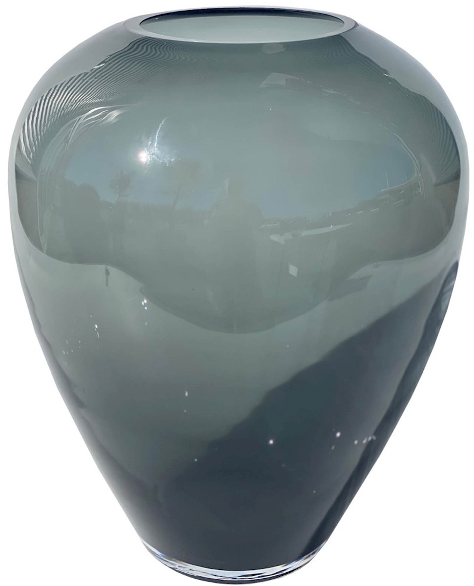 Vase The World Vaas Grey Kander | Anna Nooshin | Ø27,5 x H35 cm grijs