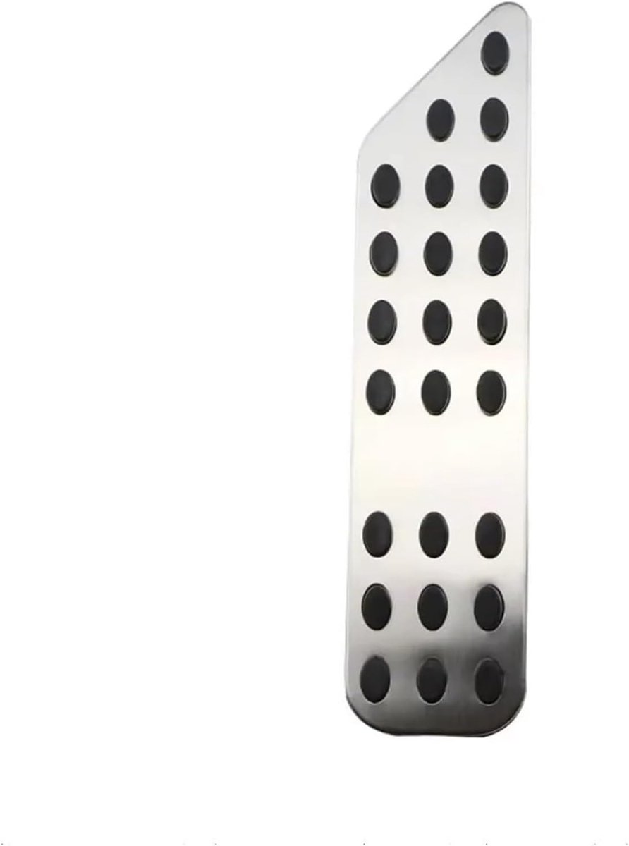 Auto Pedaal Covers - Voetsteun Pedaal - Verbeterde Rijcontrole - Antislip Rubber - Standaard Maat - Zilver
