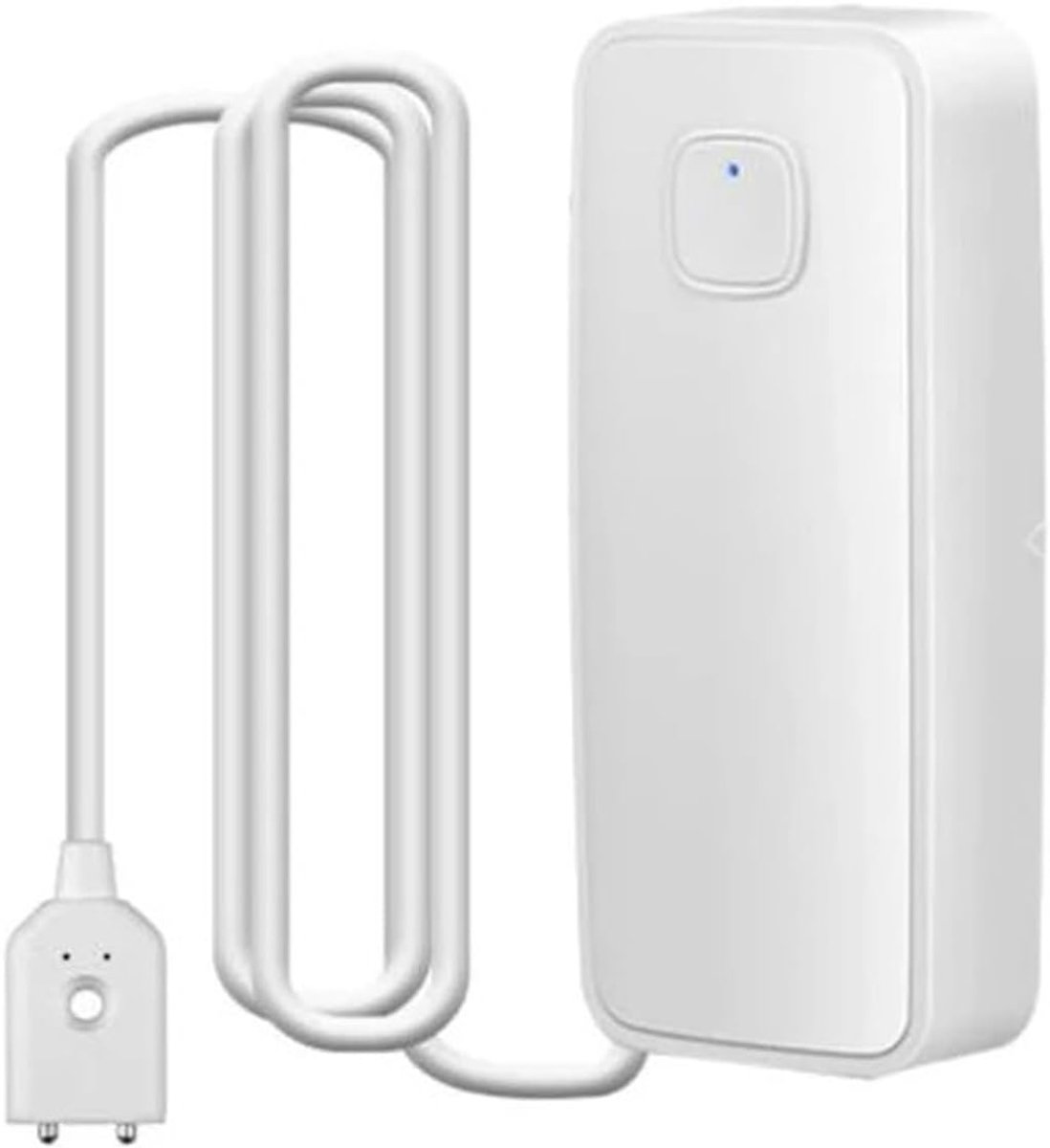 Slimme Water Sensor - Waterlekdetector App - Voorkom Watersschade - Directe App Melding - 1 Meter Kabel - Wit