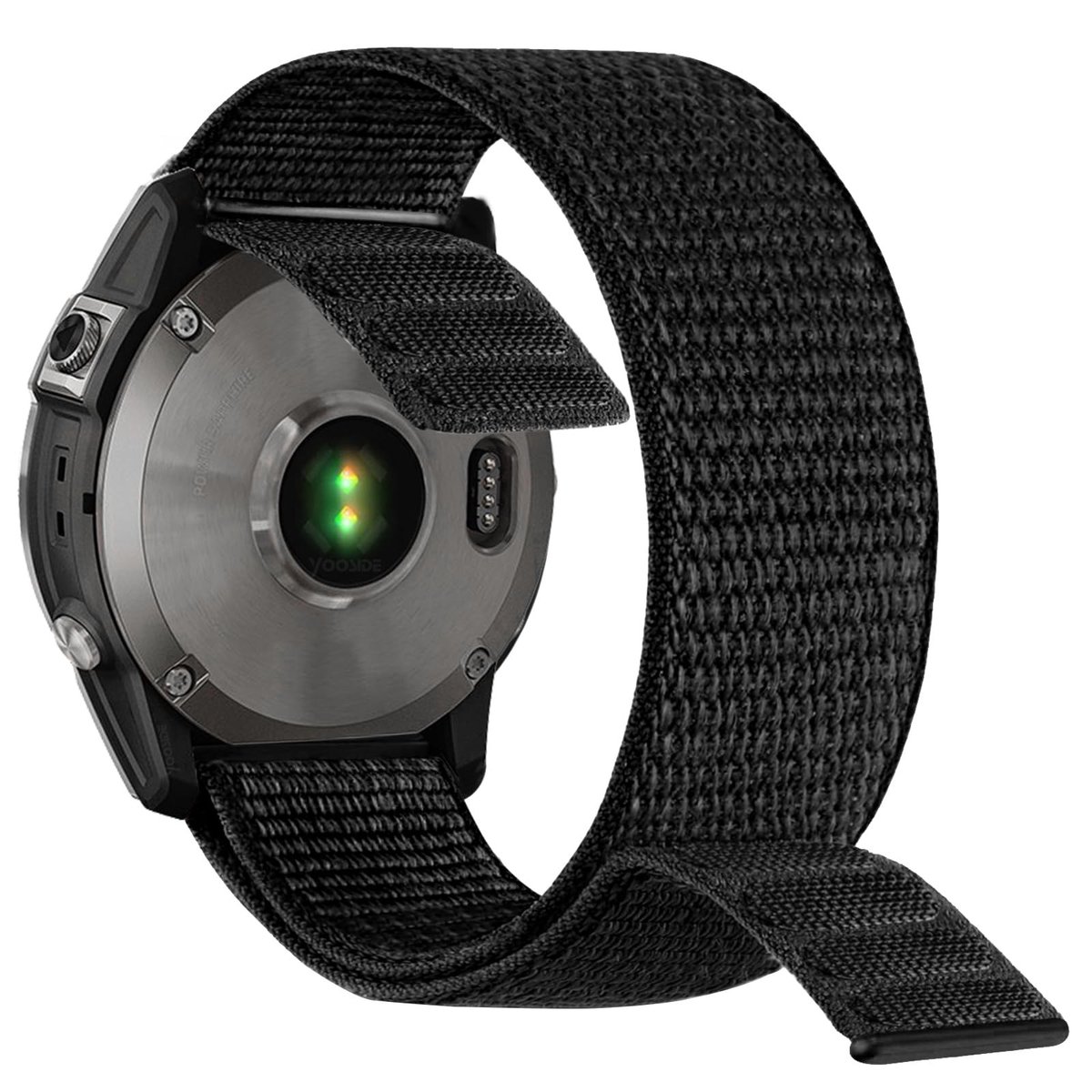 Dailygoods- Horlogeband 22 mm - Nylon Lusband - Ultralicht en Sneldrogend - Geschikt voor Garmin Fenix 7 - Wasbaar en Comfortabel - Polsomtrek 130-230 mm - Smartwatchband
