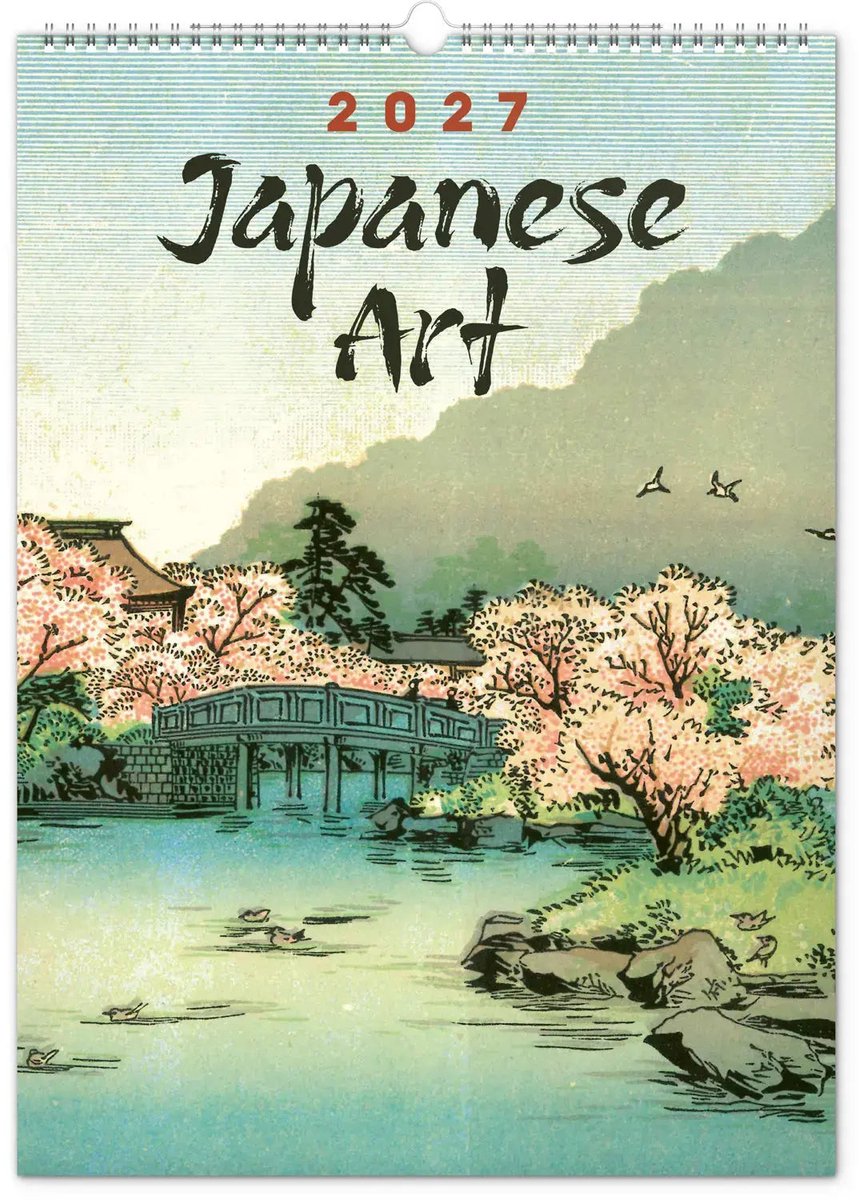 Vintage Posters -Japanse Kunst Kalender 2027 Groot