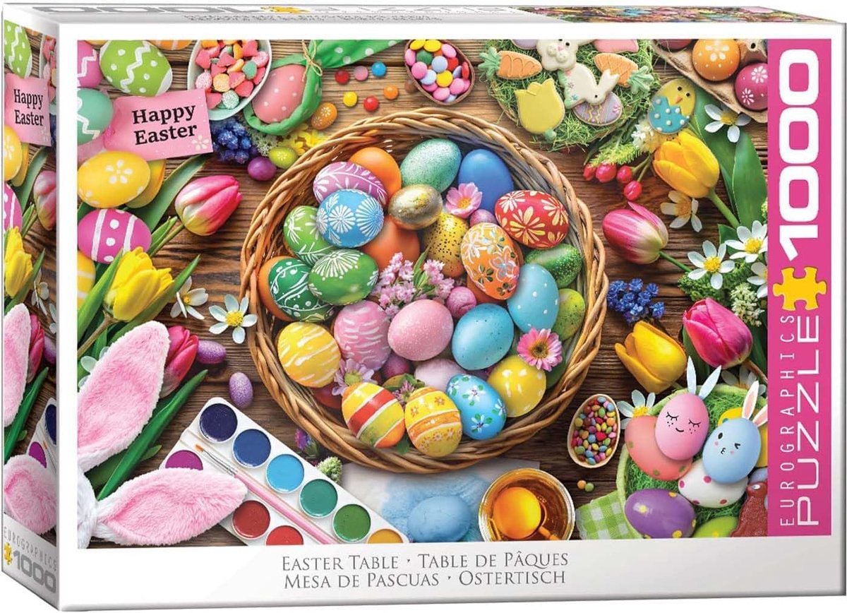 1000 Stukjes Puzzel - Legpuzzel - Ontspannend Tijdverdrijf - Gelicentieerd Product - 68 x 48 cm - Multicolor