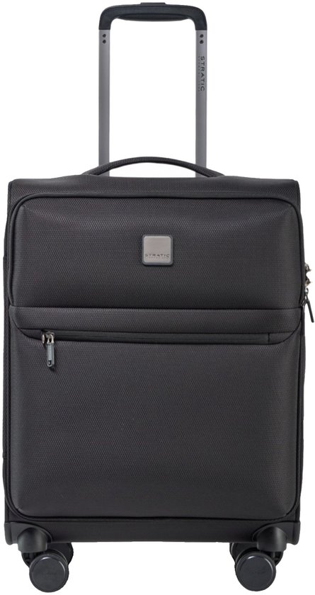 STRATIC Lite - zachte handbagage koffer - 55 cm - Black