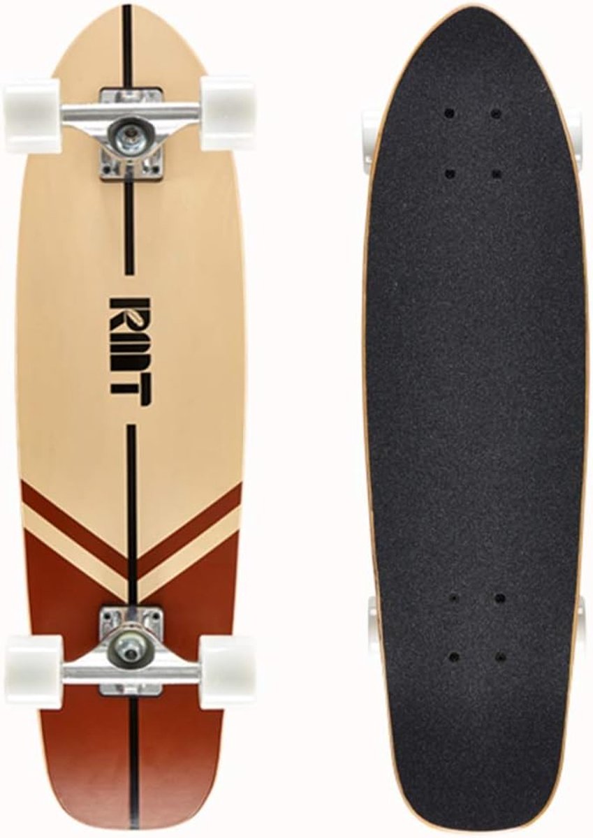 Cruiser Skateboard Surfboard Skateboard Straat Rijden 7-laags Esdoorn Dek 73x20cm Multi