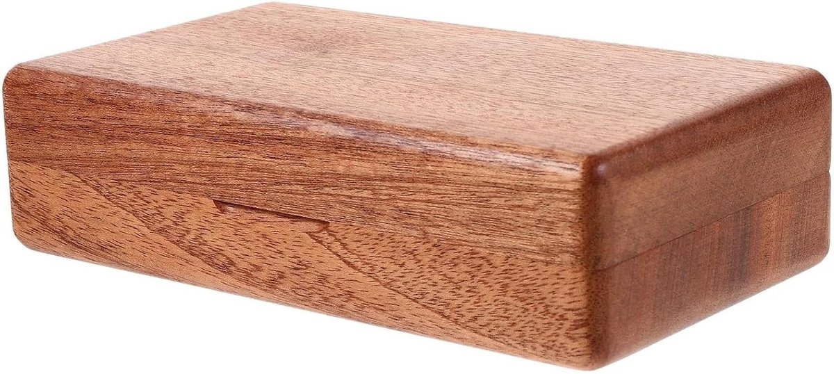 Houten Sieradenkistje - Opbergdoos Decoratief - Juwelen Organiseren - Draagbaar Lichtgewicht - Niet Gespecificeerd - Houtkleur