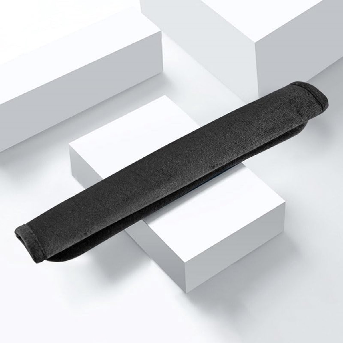 Gordelbeschermers - Schouderkussens - Comfortabel Rijden - Zacht Materiaal - 2 Stuks - Zwart