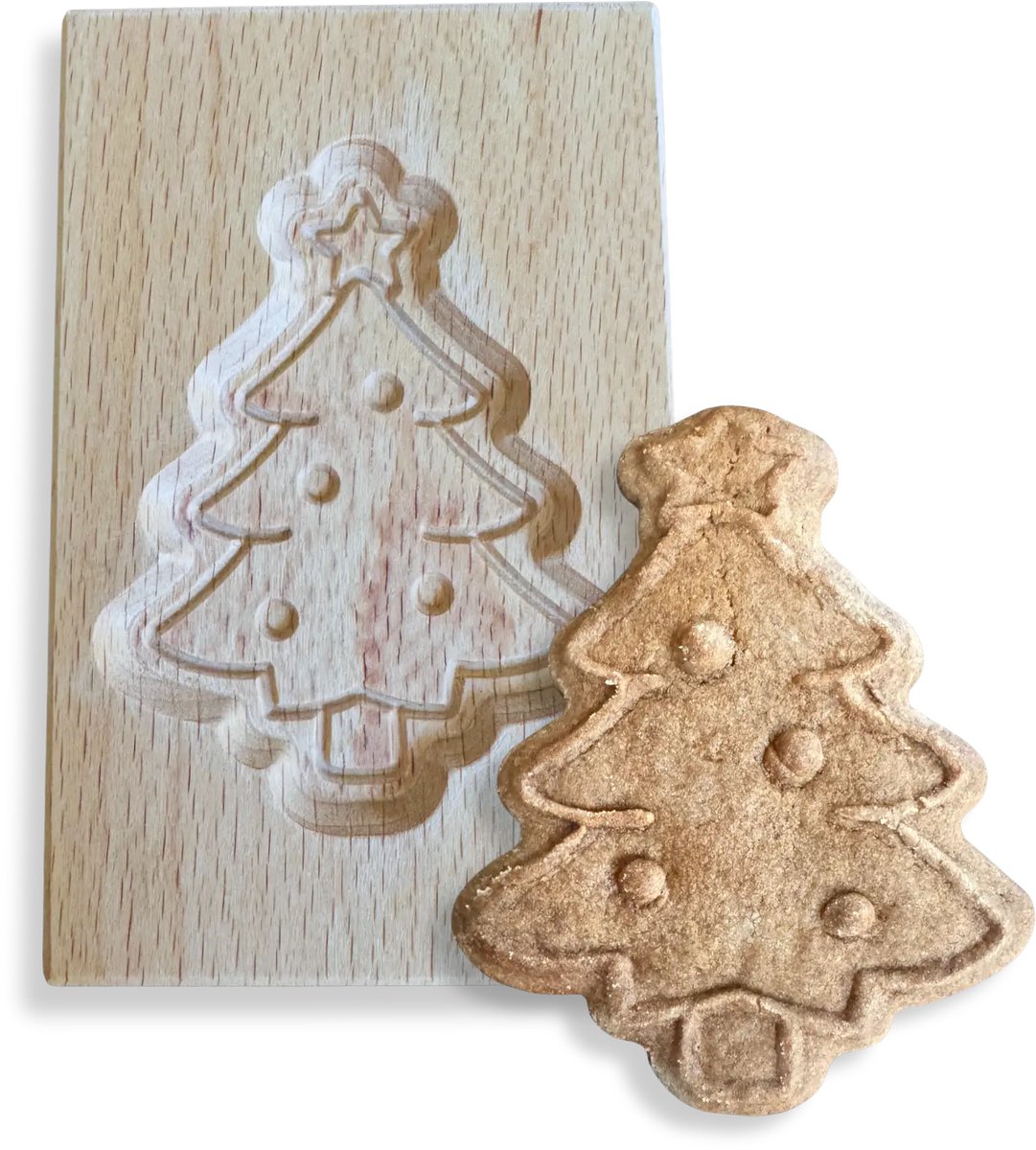 Speculaasplank Kerstboom
