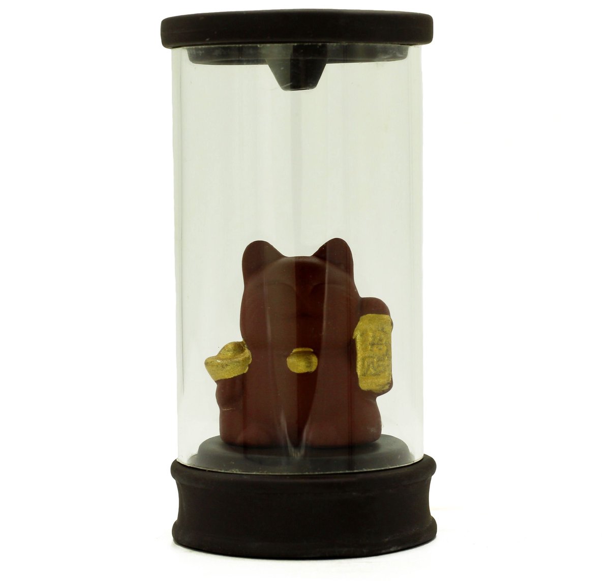 Ancient Wisdom Backflow Incense Burner - Money Cat Tube multicolor