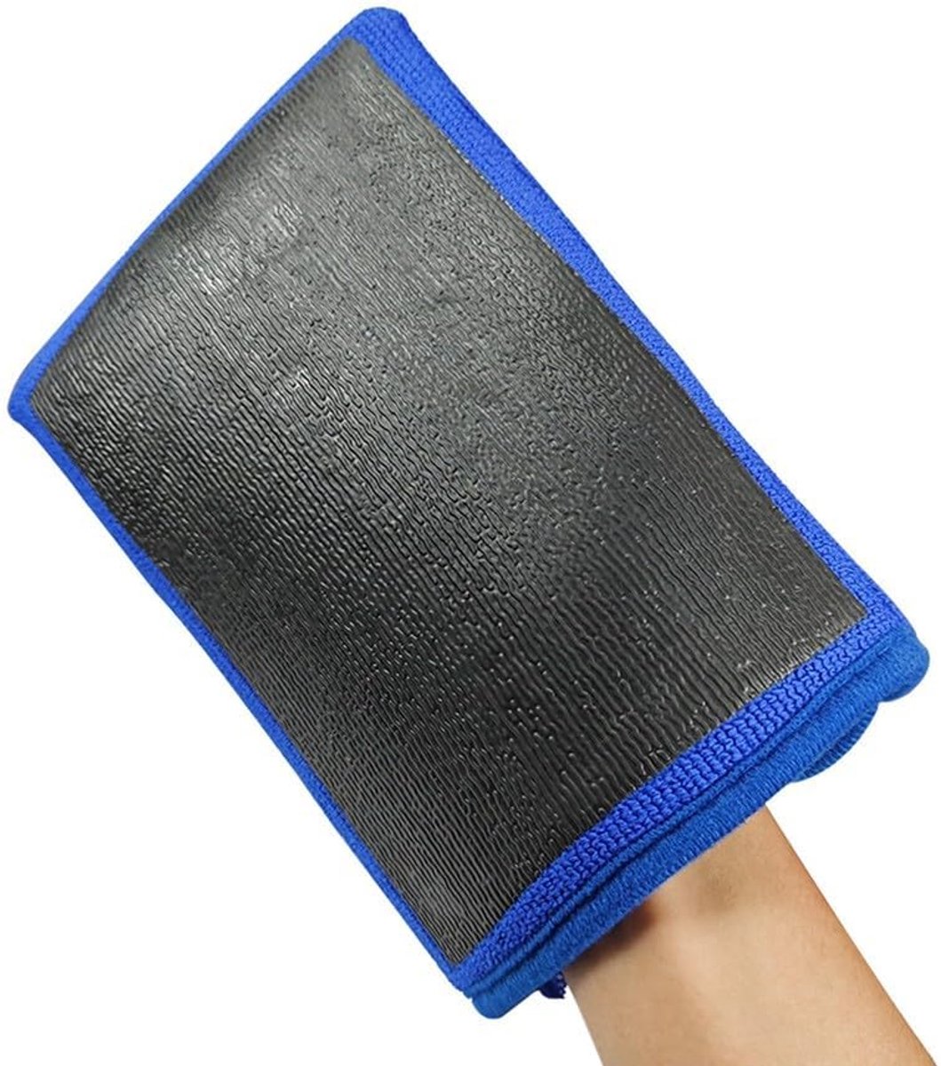 Auto Detailing Mitts - Klei Handschoen - Lak Reinigen - Herbruikbaar Ontwerp - 2 Stuks - Grijs
