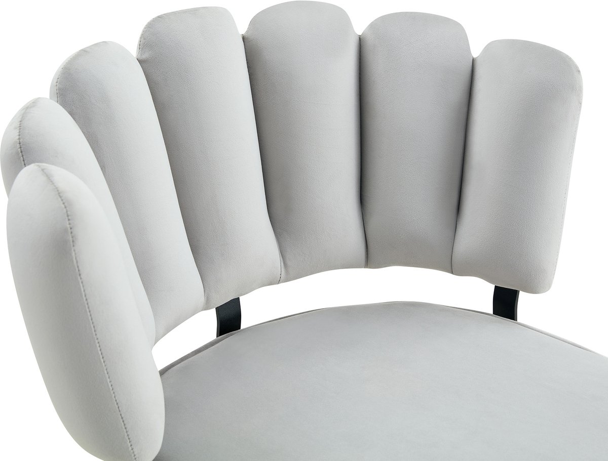 MODENUIT Ronde Eettafel 107 cm Met 2 Opbergplanken - Set Voor 2 Personen - Industrieel - MDF En Metaal - Zwart En Lichtgrijs Zwart, Lichtgrijs