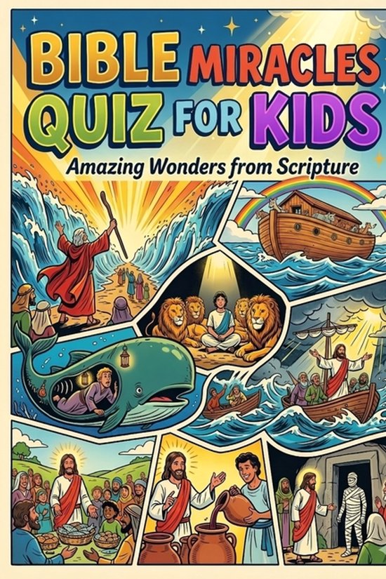 Bible Miracles Quiz for Kids - cover