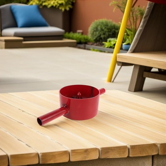 Bamboesplitter Set - Handgereedschap - Bamboe Bewerken - 6 Snijgereedschappen - 33 cm Lengte - Rood — afbeelding 3