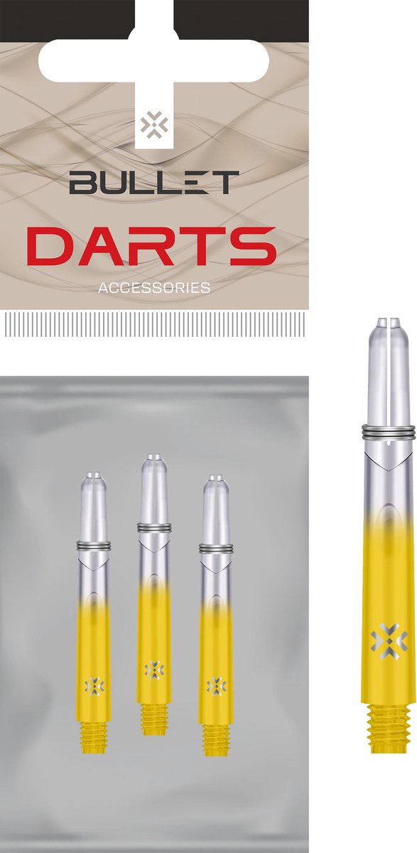 BULLET SHAFTS 41MM YELLOW / TT van Bullet — afbeelding 3