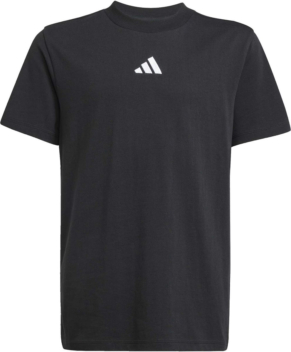 Adidas Sport T-Shirt J Sl Tee 160 Fashion Wear Kinderen Zwart