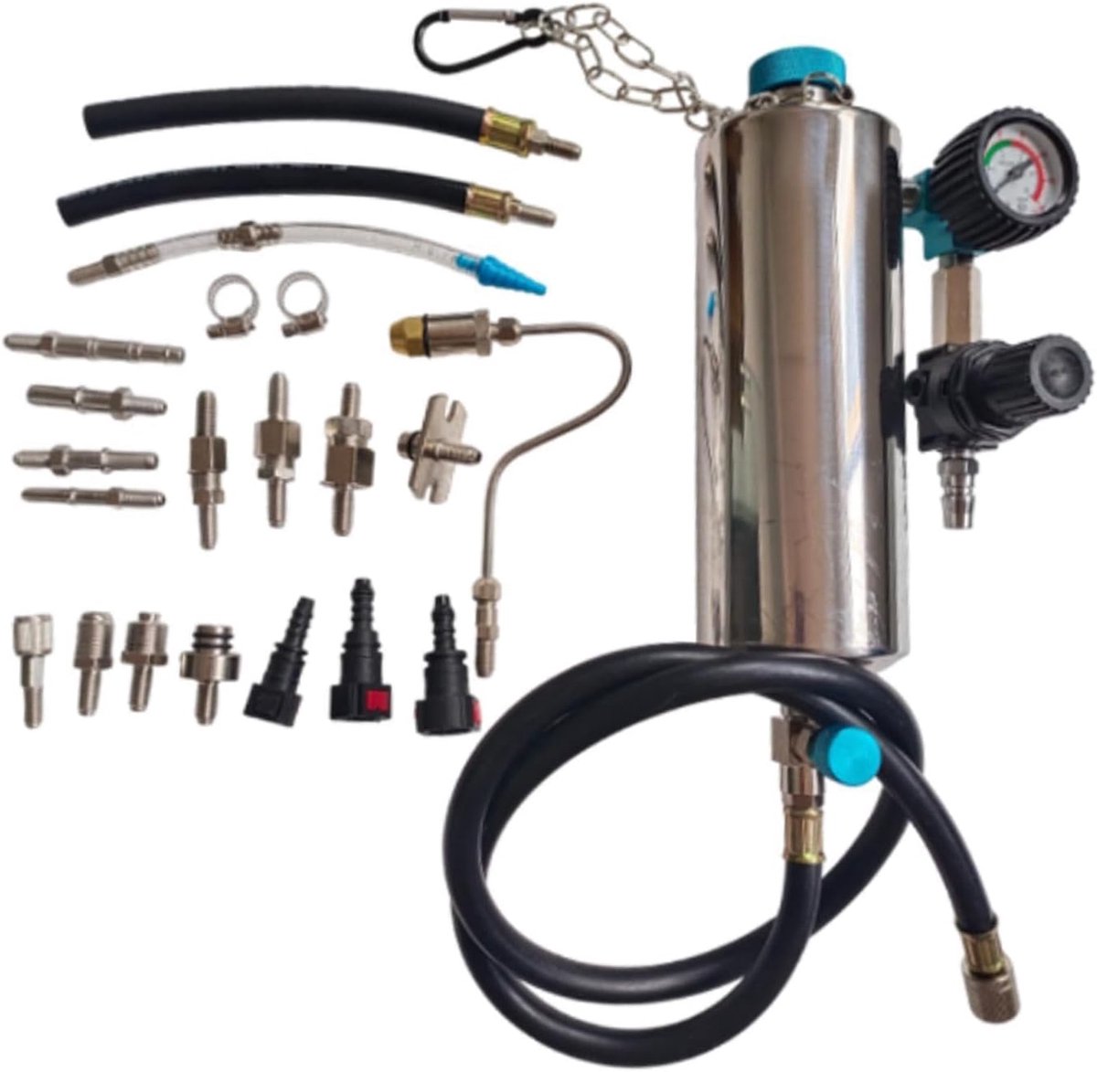 Systeemreiniger Auto - Brandstofreiniger Injectoren - Motoronderhoud - Zonder Demontage - 800 ml Tank - Metaal