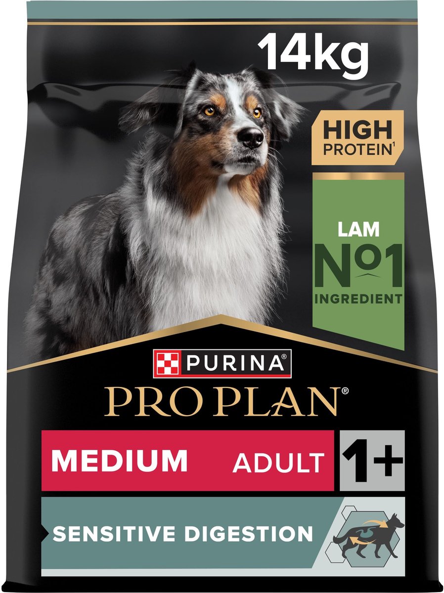 Dailygoods - Medium Adult Sensitive Digestion Lam - Honden Droogvoer 14kg