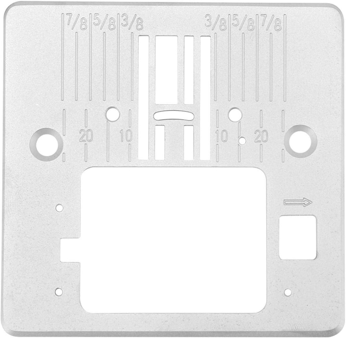 Naaldplaat voor naaimachine - Accessoires voor naaimachines, vervangende onderdelen en naaien met precisie, binnendiameter 4.2 x 3.2 cm