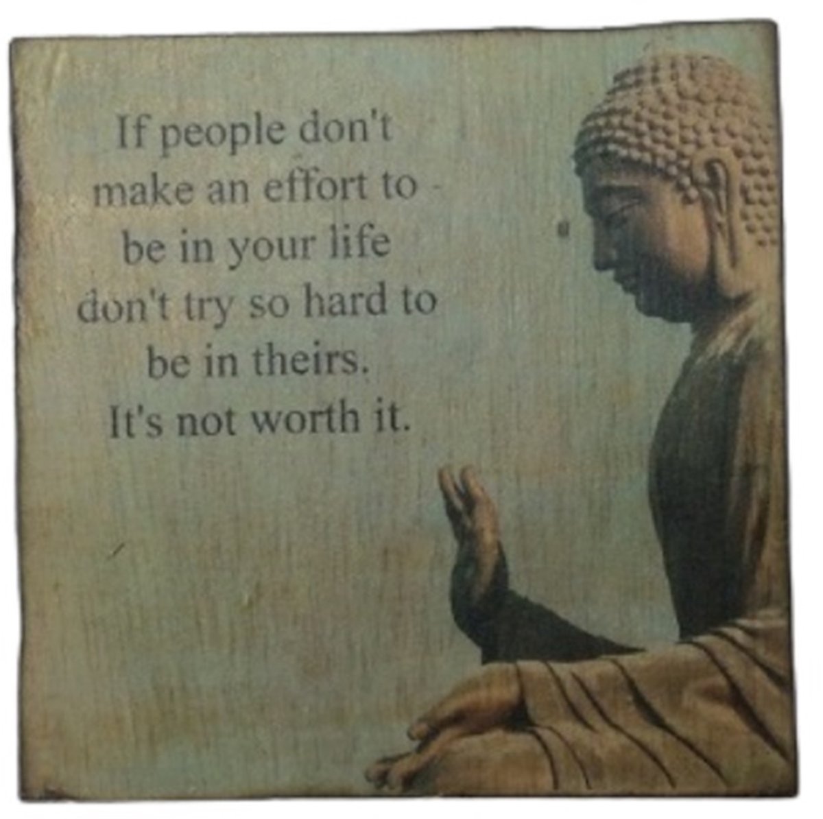 Quote onderzetter 10x10 If people dont