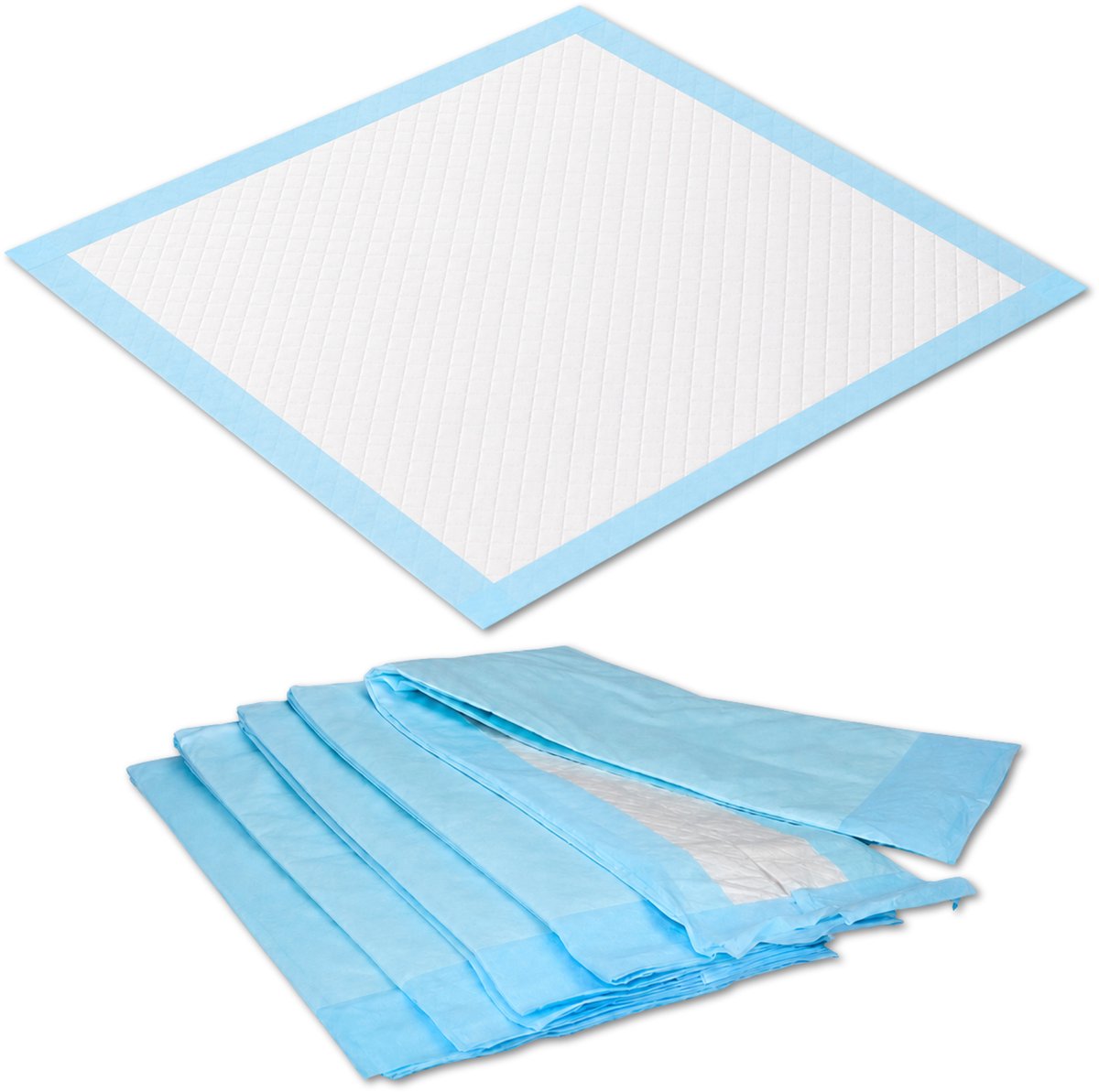 Purepeak Incontinentie Doekjes Set 25 Stuks - Onderleggers Bed - 90 x 60 cm Wegwerp - Matrasbeschermer