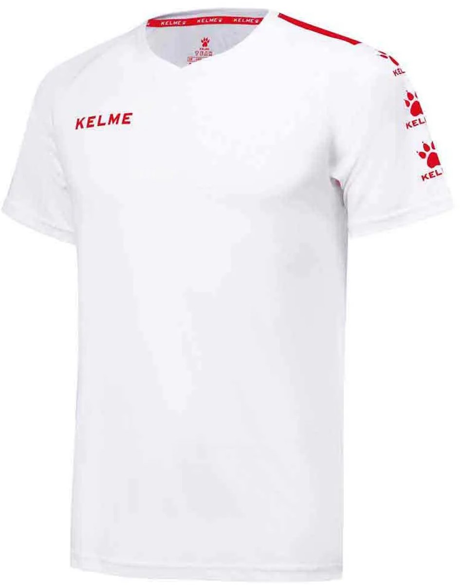 Kelme Lince T-shirt Met Korte Mouwen Wit L