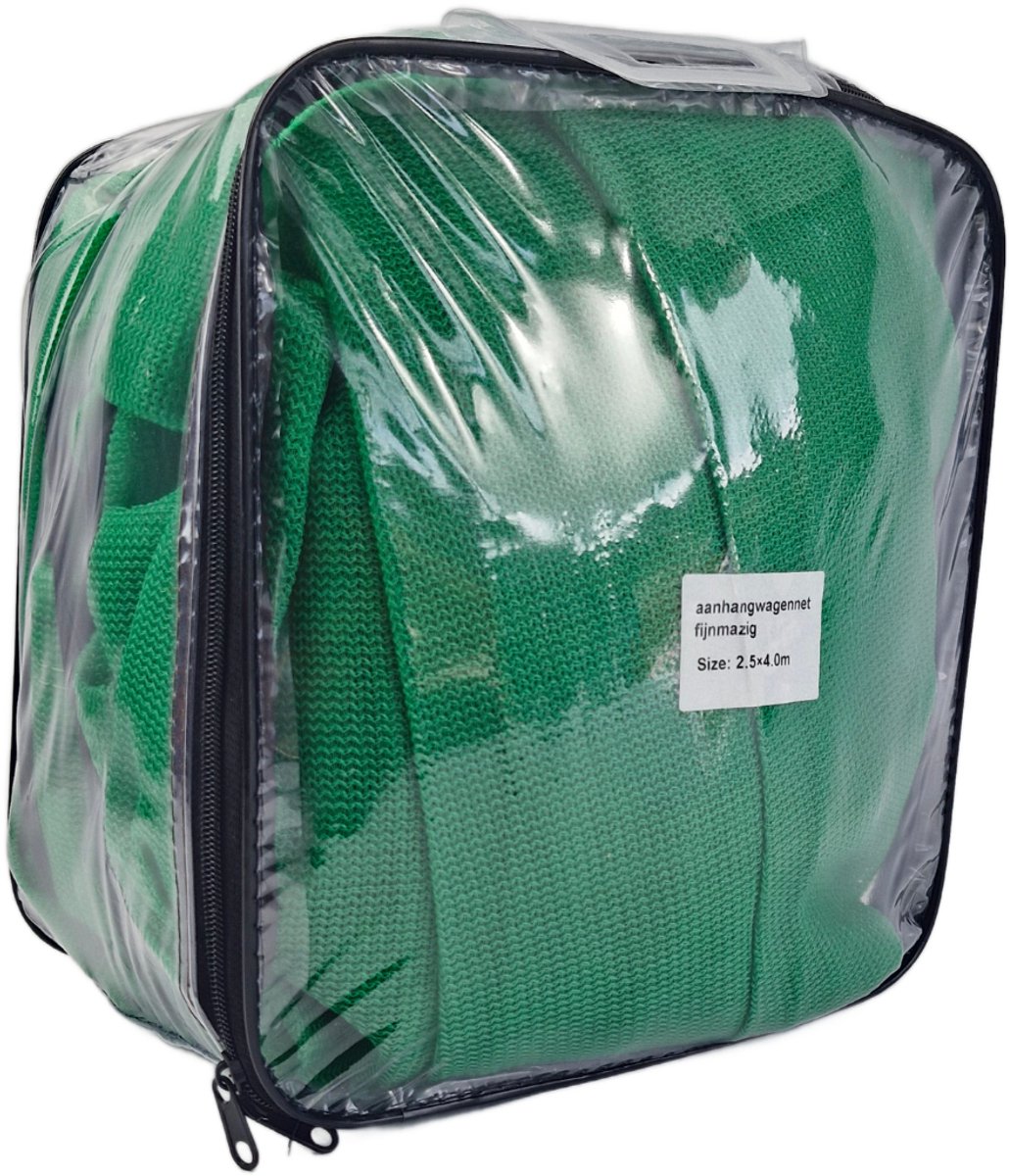 BCF-Products Aanhangernet - 250x400 cm - Fijnmazig - Net Aanhangwagen - Aanhangwagennet - Afdeknet
