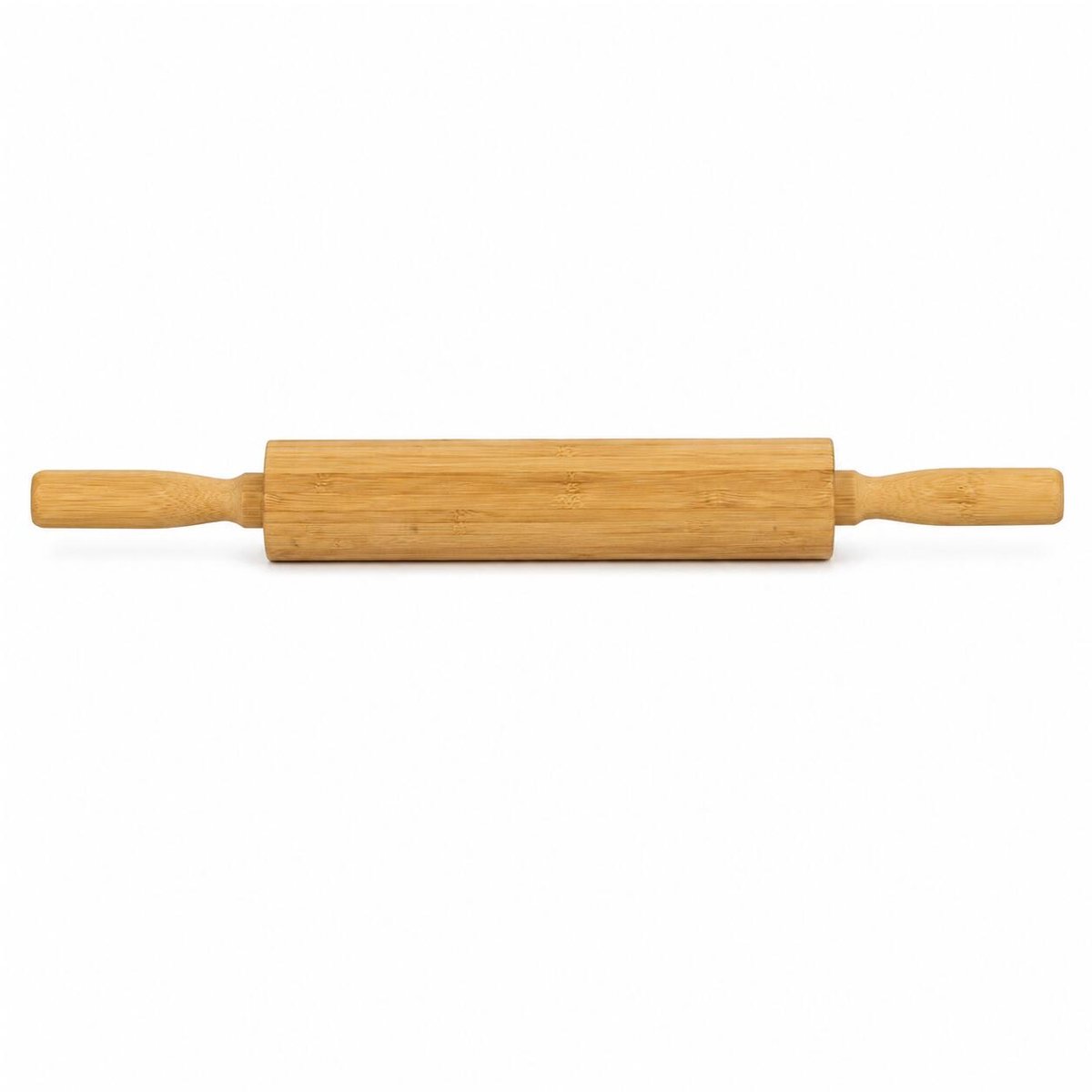 Urban Living Deegroller voor in de keuken - bamboe hout - lichtbruin - 45 cm - Keukengerei - beslag maken - koken en bakken