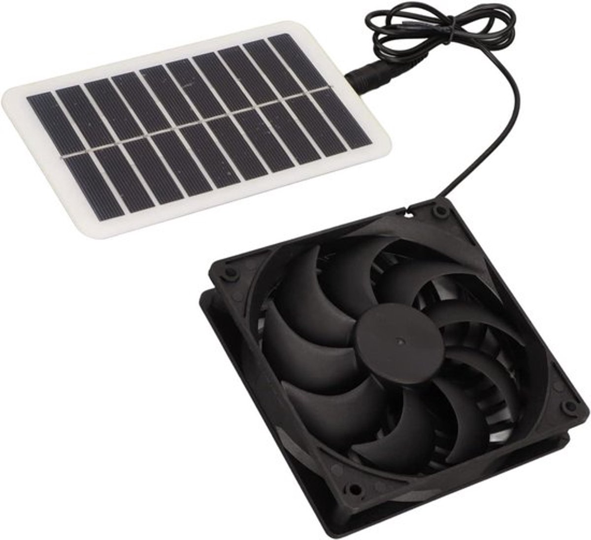 Efficiënte Afzuigventilator op Zonne-energie - Energiebesparing - Geurverwijdering - Draag