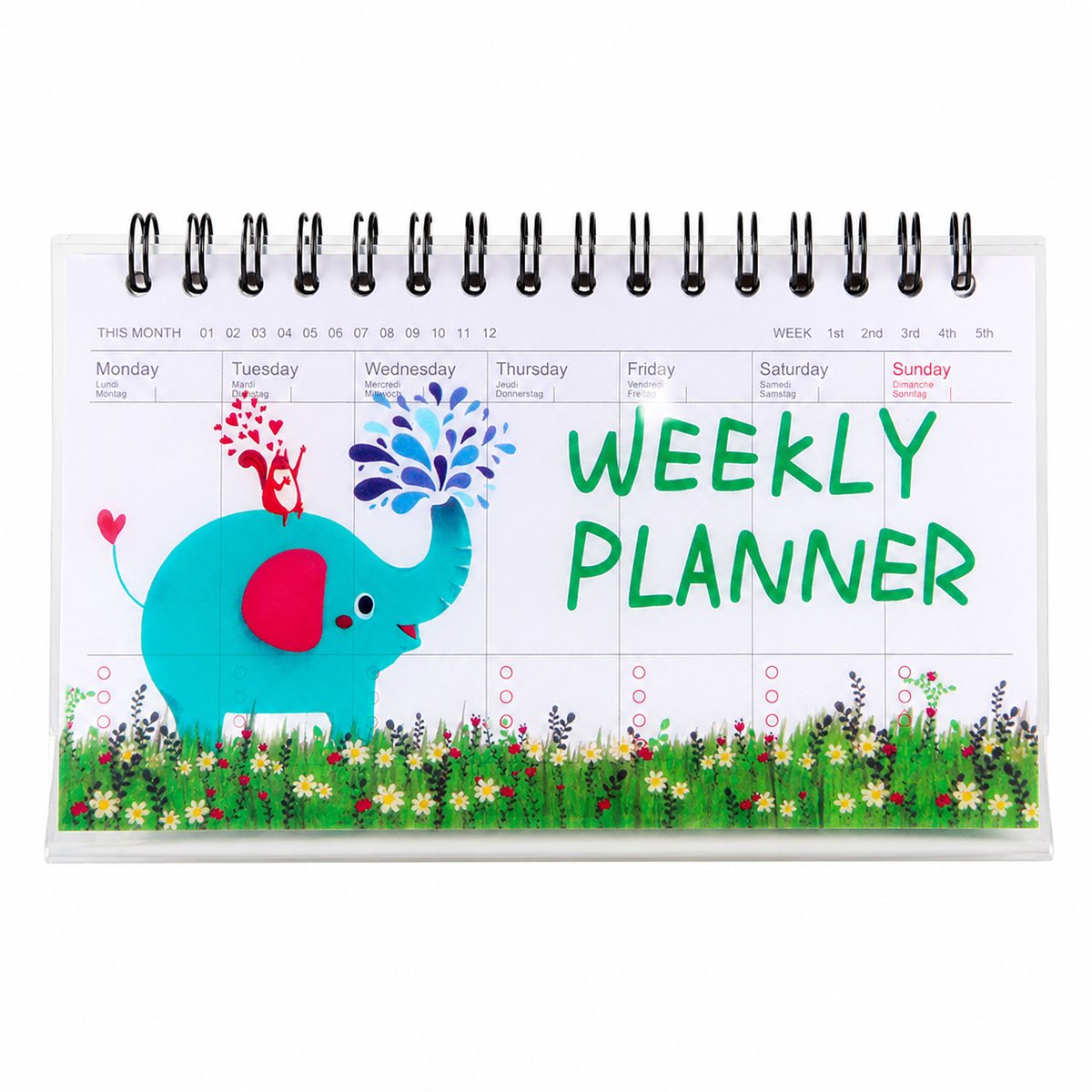Weekplanner - Studieagenda voor Studenten en Scholieren - Praktische Organizer voor School, Werk en Kantoor - A5 Planning Notitieblok