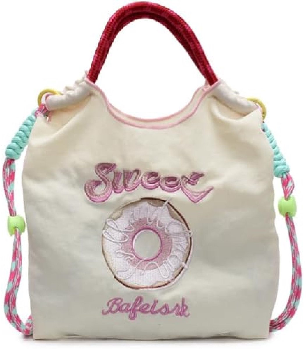 Dames Schoudertas Nylon – Mini Crossbody Tas met Borduurwerk – Lichtgewicht Commuter Handtas