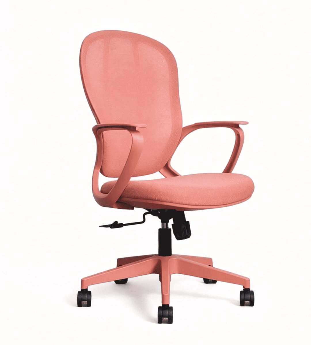 Olio Ergonomische Mesh Bureaustoel met Lendensteun - Rood